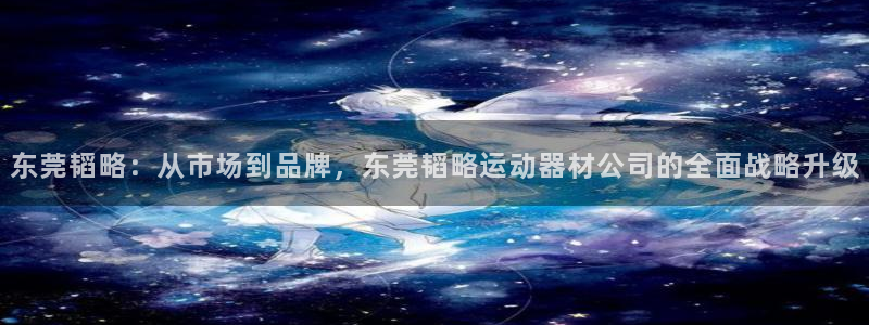 凯捷体育娱乐首页网站大全：东莞韬略：从市场到品牌，东莞韬略运